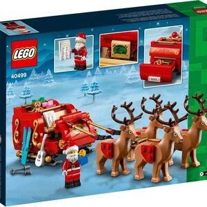 LEGO NEW Santa Sleigh with Reindeer Set